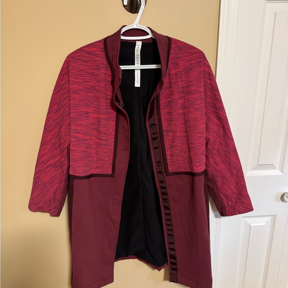 lululemon athletica Red and Black Jacket